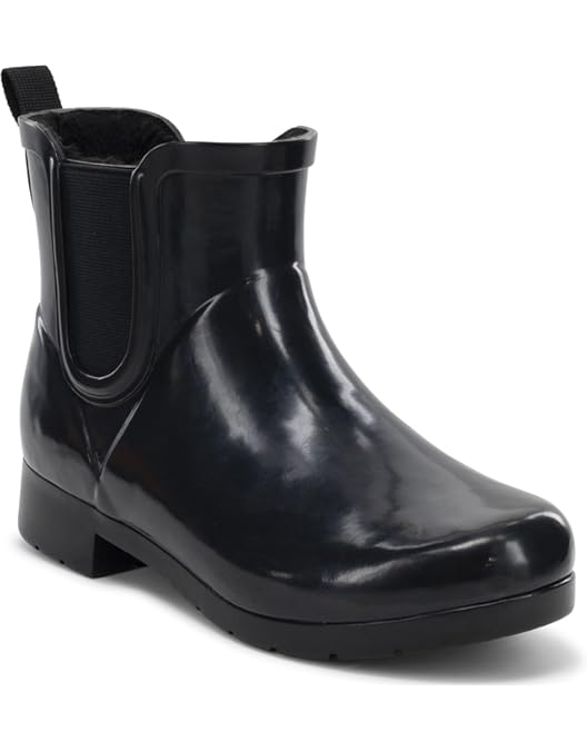 Planone Botas De Lluvia Cortas Para Mujer, Impermeables, Zapatos De Jardín, Antideslizantes, Botas De Lluvia Chelsea Para Mujer, Plantillas Cómodas, Elegantes Zapatos De Lluvia Ligeros Al Tobillo