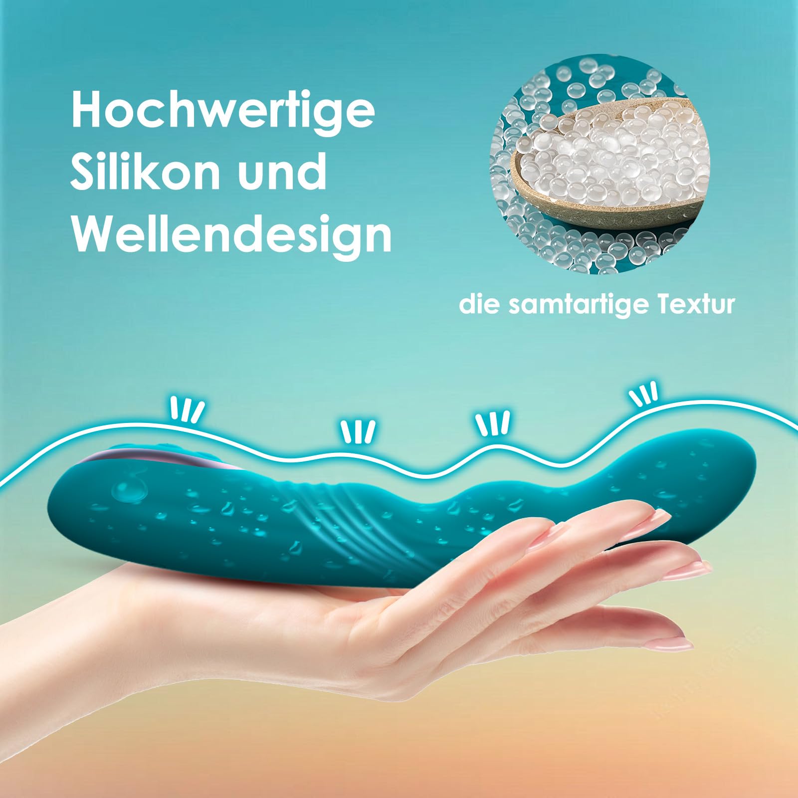 Vibrator für Sie G-Punkt, Vibration für Frauen mit 3 Rotationsmodi und 10 Vibrationsmodi,Leiser Dildo Vibratoren,Sex Spielzeug für die Frau,Sex Toys Vibratorensets für Frauen,Wellendesign Sexspielzeug
