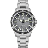watchdives WD0019 V2 Automatic Diver Watch for Men Power by ST2130 Movement | 40mm Ceramic Bezel, Sapphire Crystal, Full 3D Hyperglow Super Luminous, 200m Water Resistance, Quick-Release Bracelet