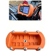 YBBSHMYY Case Mount Compatible with Dynojet Power Vision 3 PV3 Tuner | Protective Holster, Handlebar Mount, Secure Cable Routing, Motorcycle Use