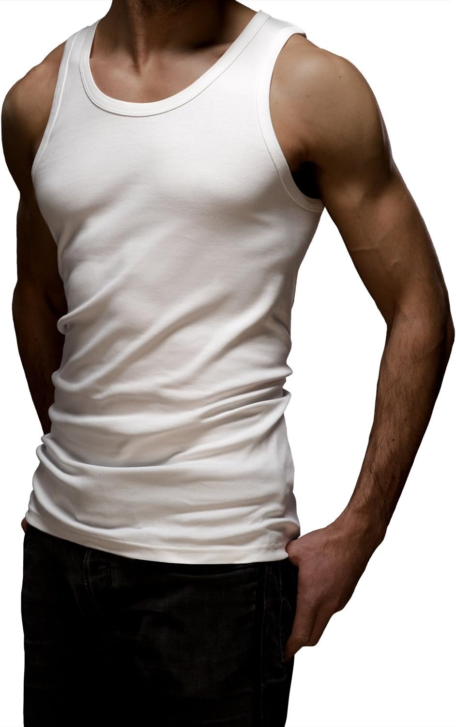 Vedoneire White Cotton Vest for Men (2007)