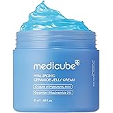 medicube Jelly Cream with Hyaluronic Acid | Daily Moisturizer for All Skin Types | Long-lasting Hydration with Hyaluronic Acid, Ceramides, Multi Peptides | Supports Skin's Natural Barrier | 1.69 fl.oz