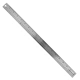 Pacific Arc Stainless Steel Ruler with Inch and