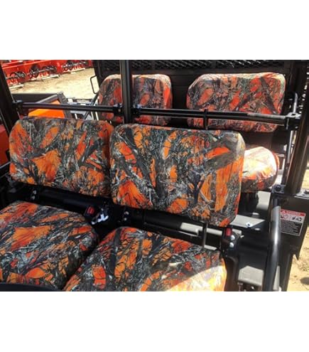 Housse De Siège Grise Pour Kubota RTV 400 Et 500 - Neuf, Remplacement Direct, Vinyle Résistant