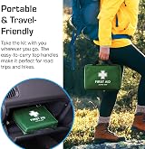 Active Era 320 Piece Premium First Aid Kit Bag with Eyewash Cold Packs view 6