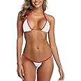 SHERRYLO Micro Bikini Extreme G String Thong Bikinis Sexy Mini Bathing Suit for Women Womens Swimsuits Microkini Swimsuit