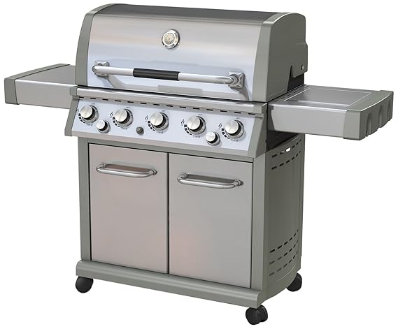 El Fuego Gasgrill Bellevue, silber