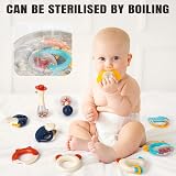 Vanplay Baby Rattle Teething Toys 0-6 Months 6-12 Months with Storage Box view 4