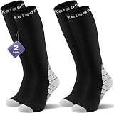 Calves Kelson 2 Pairs Compression Socks 20-30 mmHg Knee High Women Men