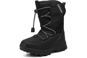 UBFEN Kids Snow Boots for Boys Girls Winter Warm Waterproof Non Slip Outdoor Shoes Cold Weather (Toddler/Little Kid/Big Kid）