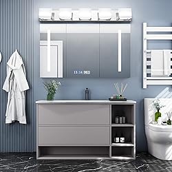 Tipace 5 Lights Modern Chrome Vanity Light for