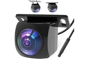 Bzgnl AHD 1080P Backup Camera for Car,170 Degree Wide Angle Rearview Reversing License Plate IP69K Waterproof Camera,Clear Night Vision Reverse Rear View Camera for Car Vehicle SUV RV