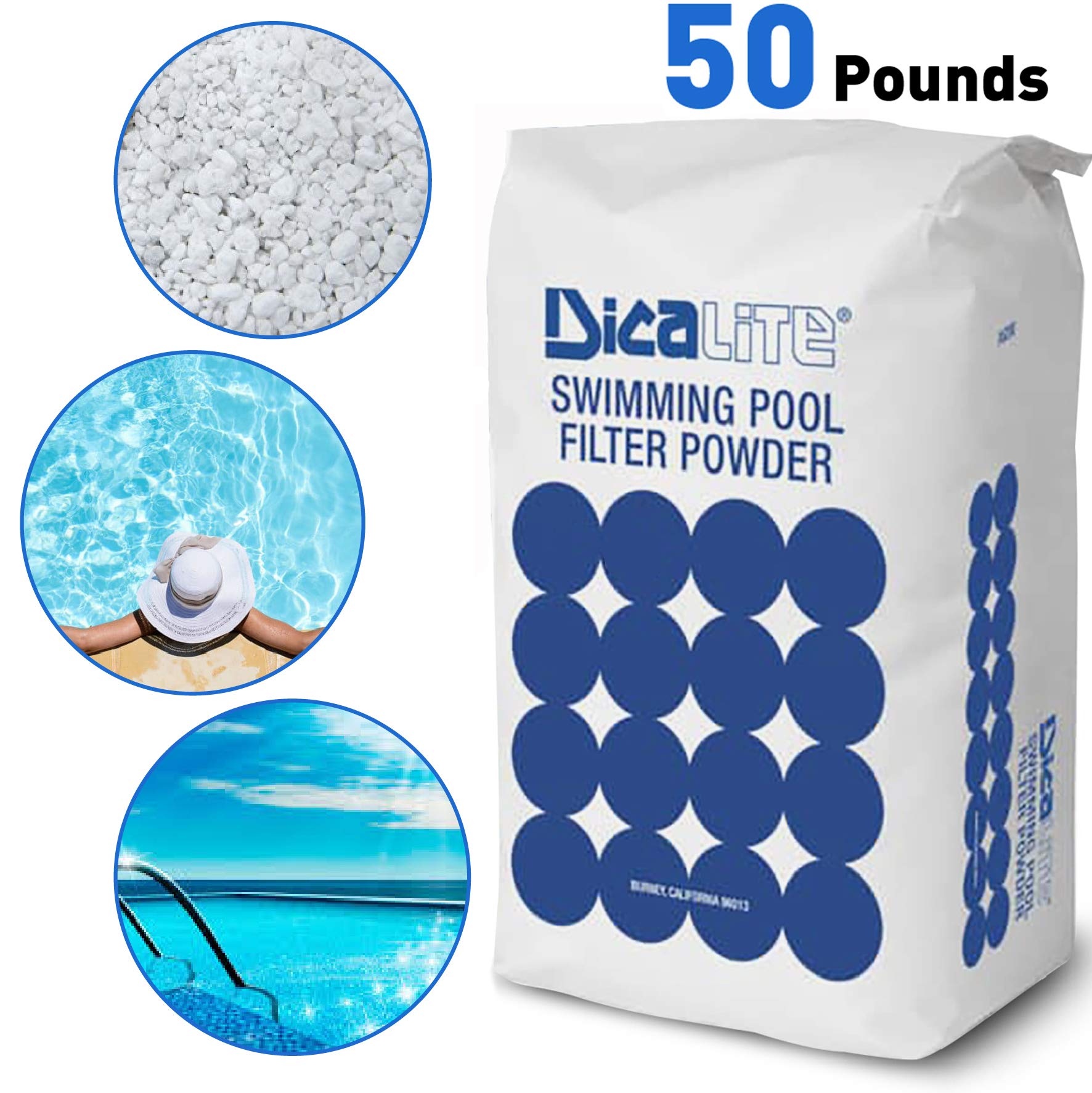 Dicalite Minerals DicaLite50C DE Diatomaceous Earth Pool Filter Powder