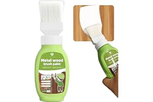 Anirun All-in-One Paint 17 oz Touch-Up Paint for Furniture, Cabinets, Wood, Metal - No Sanding, Fast-Drying, Water-Based Multi-Surface (White Gloss)