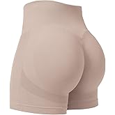 YEOREO Professional Women Workout Shorts 3.6" Scrunch Shorts Seamless High Waisted Contour Gym Yoga Biker Shorts