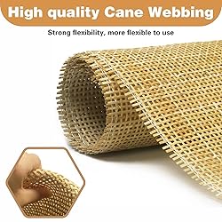 24" Width Natural Cane Webbing 5Feet, Rattan