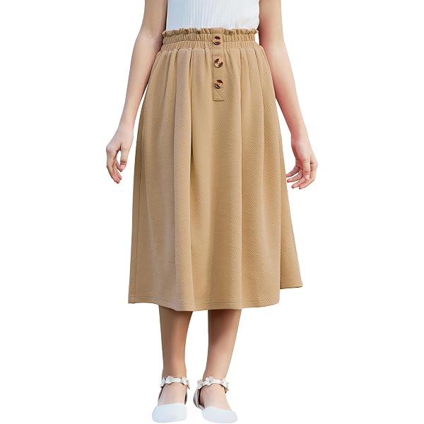 Woman Within Plus Size Flex-Fit Pull-On Denim Skirt – 34 Inch Length – 64% Cotton