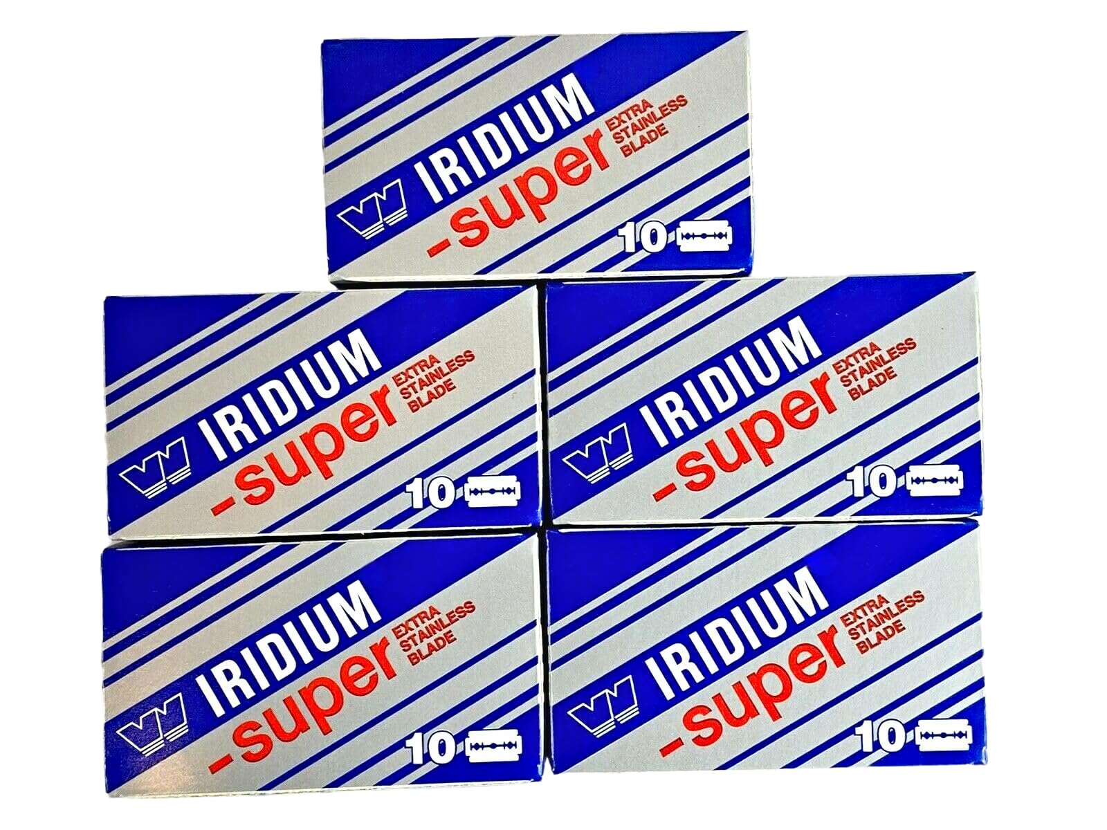 Wizamet Super Iridium Double Edge Razor Blades Pack of 50