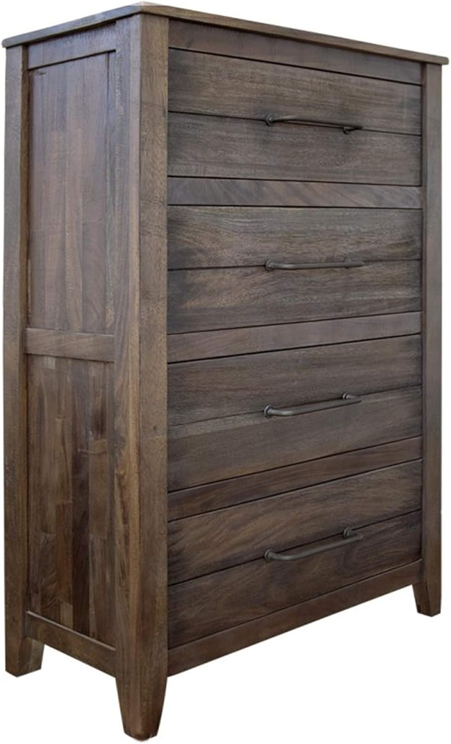 Amazon Com Crafters And Weavers Keila Rustic Modern 4 Drawer Highboy Dresser Kitchen Dining