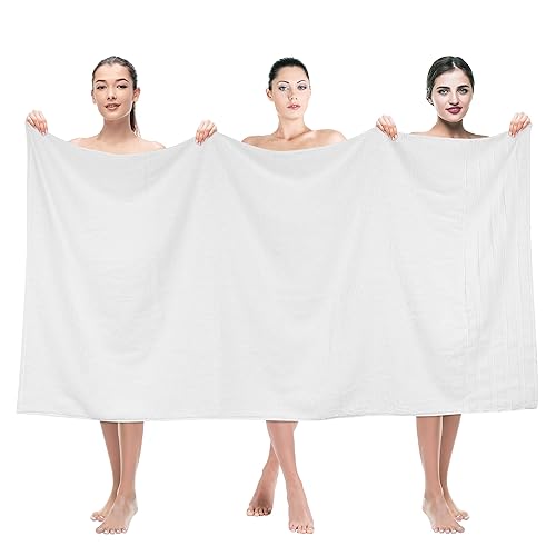 American Soft Linen 35x70 Jumbo Large Bath Towels, 600 GSM 100
