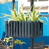 Prosperplast Boardee Fencycase Balcony Box with Watering System 580 mm Brown view 6