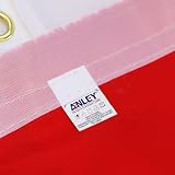 Anley 3x5 Foot Solid Red Flag - UV Fade Resistant, Brass Grommets view 6