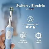 Oral-B Vitality Pro Electric Toothbrush 1 Handle 2 Heads 3 Modes UK Plug Blue view 2