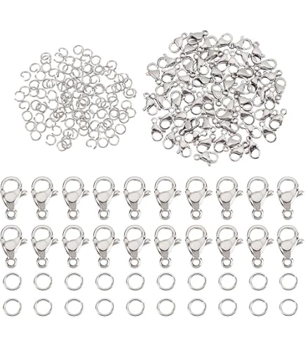 Épingles à Bijoux Acier Inoxydable Plaqué Or - Lot De 200 épingles 7 Tailles Pour Création Bijoux