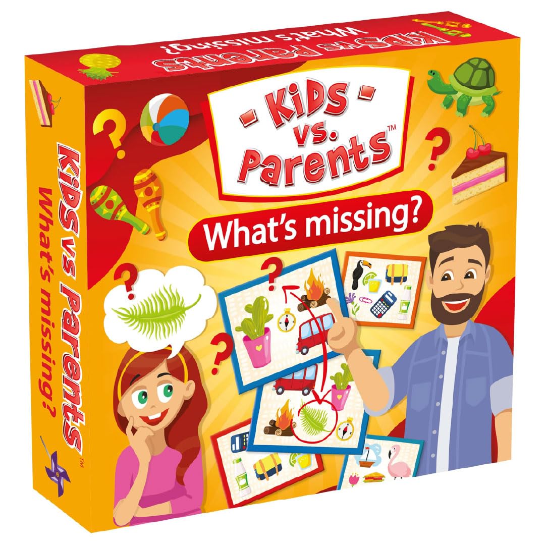 KANGUR Memory Game Educational Card Game Reflex Game for Children and Adults Family Game Brain Focus Training | Kids vs. Parents What's missing | Age: 5+