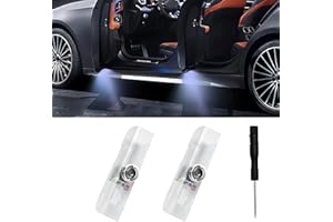 ROUISXUE 2pcs Car Door Lights Logo Projector Compatible with Terra/Altima/Maxima/Armada/Titan/Quest/Pathfinder, No Fade Led Welcome Lights Accessories Fits for Vehicle