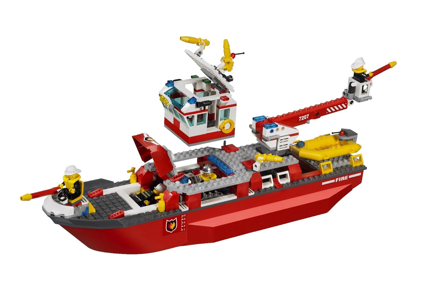 Lego City 7207 Feuerwehrschiff