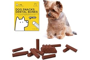 Havenfly Dog Teeth Cleaning Chews - Beef-Flavored Dental Sticks for Rewarding Small and Medium Dogs - 7.2oz, Pack (18 Treats)
