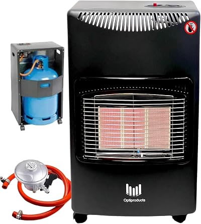 Easy Shopping Portable Gas Heater 4.2KW with Wheels Oxygen Depletion Sensor