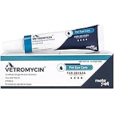METEPET Vetromycin Pet Eye Ointment for Dogs and Cats 1/8 oz /5gr, 1 Tube - Gentle Daily Eye Care, Easy Topical Application