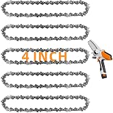 5 Pack 4 Inch Mini Chainsaw Chain Fit Stihl GTA 26, 4&rdquo; Replacement Chains | 1/4&rdquo; Pitch .043&rdquo; Gauge 28 Drive Links- Pruner Mini Saw Chain Replace for STIHL 3670 005 0028, 71PM328, 36700000028