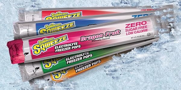 SQWINCHER SQWEEZE ZERO SUGAR FREEZER POPS, 5 ASSORTED...