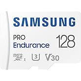 Samsung PRO Endurance 128GB microSDXC UHS-I U3 100MB/s Video Monitoring Memory Card with Adapter (MB-MJ128KA)