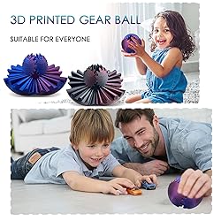 Gear Ball - 3D Printed Gear Ball Spin Ball or Cube