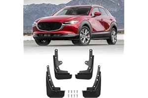 FIILINES Mud Flaps Splash Guards for Mazda CX-30 CX30 2020-2025 2026, All-Weather Protection Mud Guards for CX30, Black 4PCS