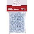 20 Pcs Sewing Machine Bobbins - Premium Class 15 Bobbin - Fits Singer Sewing Machine Accessories - Plastic Bobbins Precision 