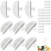 Cat Fountain Filters for Wireless Operated 67oz/2L, 9 Pack Replacement Filters & 18 Pack Replacement Filter Sponges for 67oz/2L Automatic Pet Fountain Cat Water Fountain Cat Water Dispenser