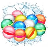 Magnetic Water Balls – Reusable Water Balloons Bombs for Kids Ages 3+ – Self-Sealing Quick-Fill Outdoor Summer Toys for Pool,
