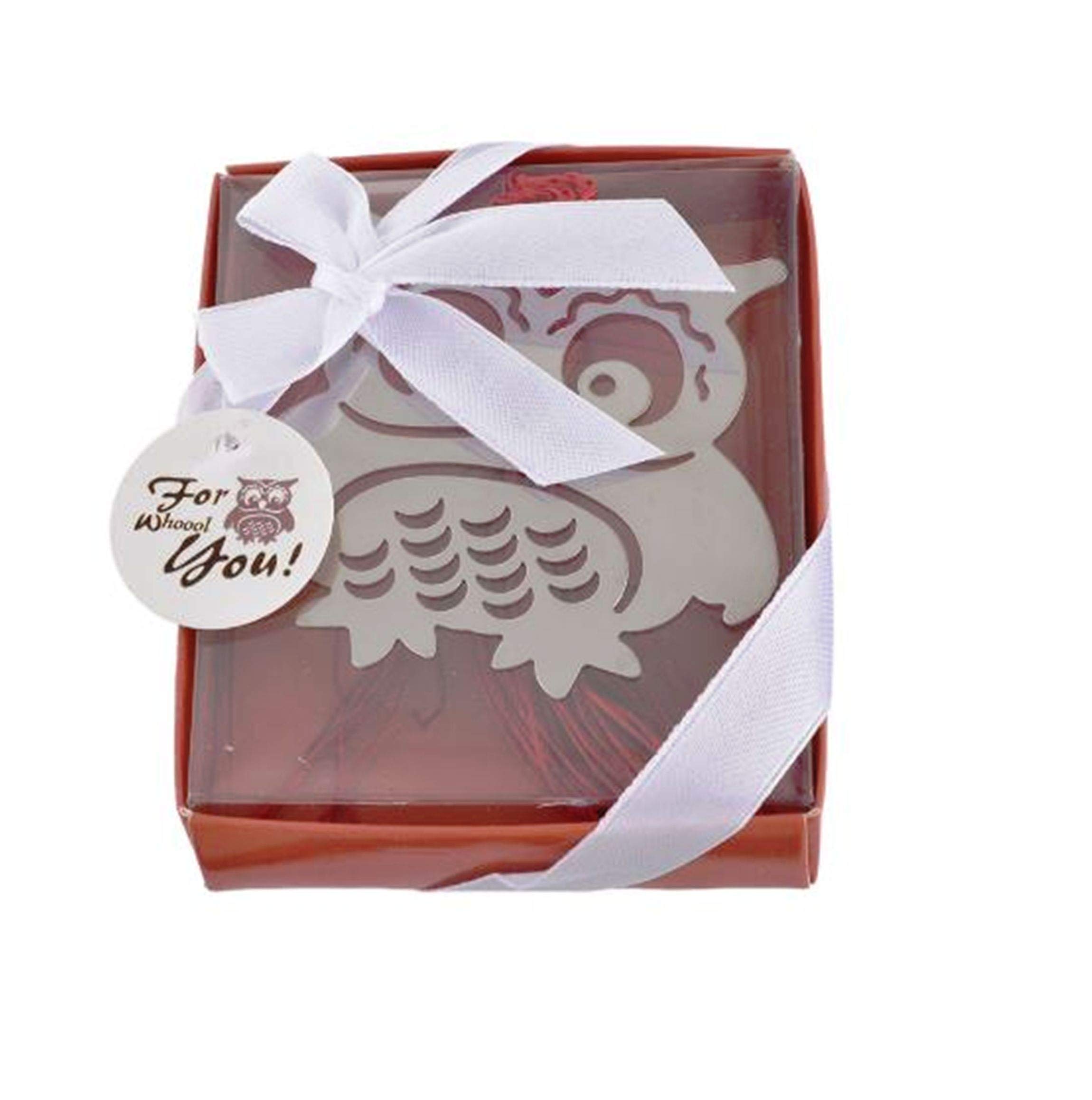 Metal Bookmark, Owl Bookworm Reading Gift