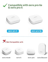 COOLWUFAN Wall Mount Holder for eero Pro 6 or eero