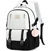 Caoroky knight Travel Laptop Backpack for Women Girls Elementary High School Bag College Backpacks Waterproof Daypack Large Bookbags Purse for Teens Students Computer Bags 15.6 Inch-Blacknew