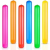 Ruisenda 6 Pcs Pool Inflatable Sticks 41.3 Inch Blow Up Pool Noodles Colorful PVC Swimming Noodles Outdoor Water Games Toy fo