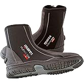 Mares Adult Flexa DS 5mm Neoprene Scuba Diving Boots for Men & Women - DS Drainage System, Rubber Sole & Side Zip