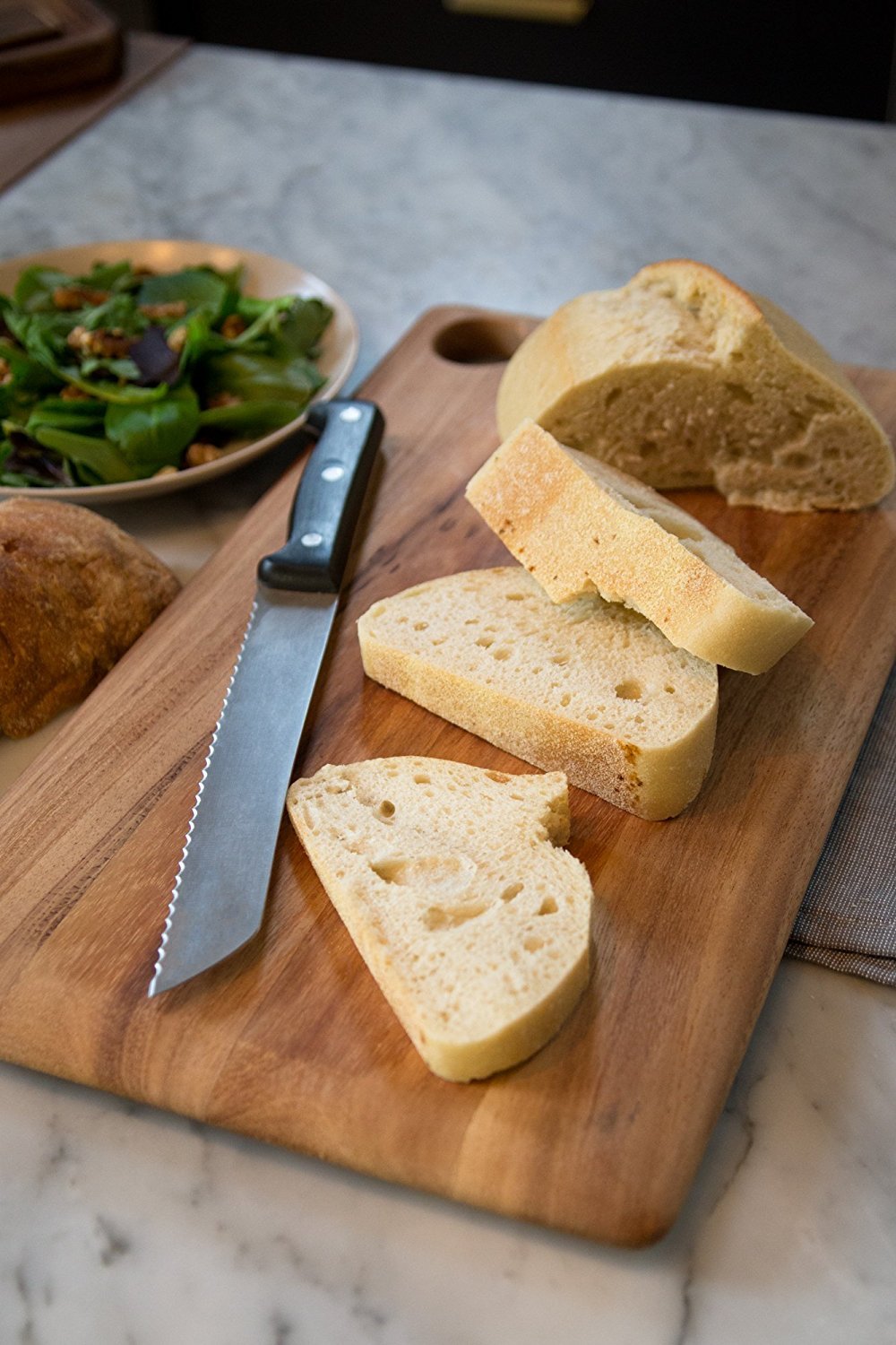 M&M Acacia Wood Cutting Board/Chopping Board/Multipurpose Serving Tray, 1Piece, Brown Buy