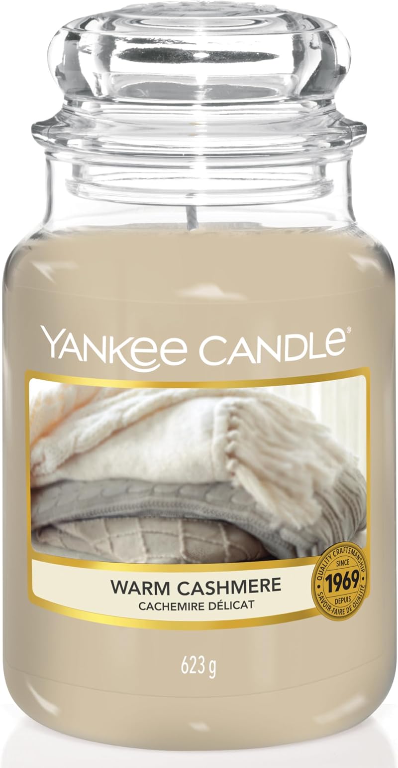 Yankee Candle Warm Cashmere Large Jar Scented Candle 150 Hour Burn