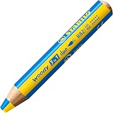STABILO Woody 3 in 1 Deskset 15 Pencils with 10 Colours and Sharpening Container view 3